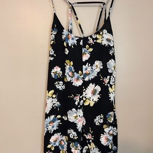 Black and Floral Dress